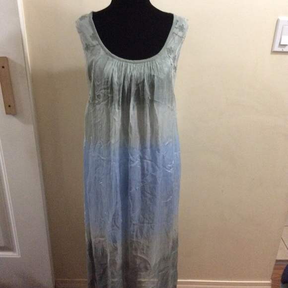 NWT Italy 🇮🇹 Elissia Europe silk ombré dress - Picture 7 of 16